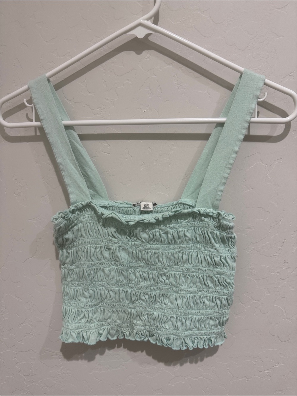 American Eagle Outfitters Smocked Crop Top